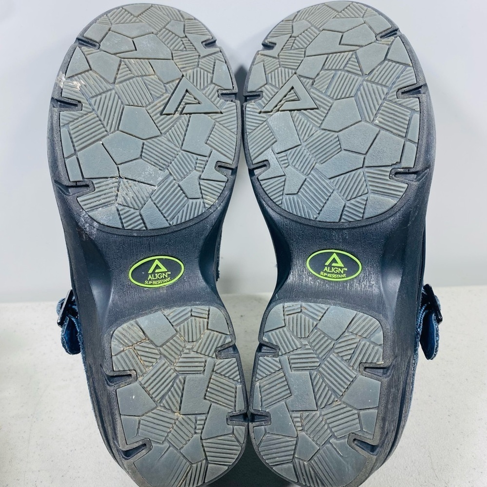 Align By Nurse Mates Women's Arya Slip Resistant Nursing Clog Navy size 8W - Picture 7 of 8